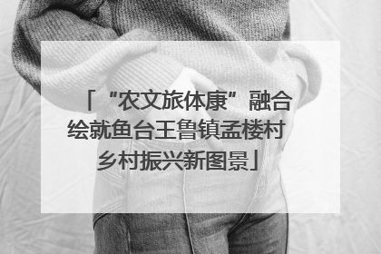 “农文旅体康”融合绘就鱼台王鲁镇孟楼村乡村振兴新图景