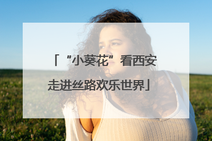 “小葵花”看西安走进丝路欢乐世界