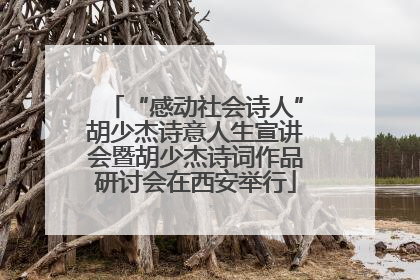“感动社会诗人”胡少杰诗意人生宣讲会暨胡少杰诗词作品研讨会在西安举行