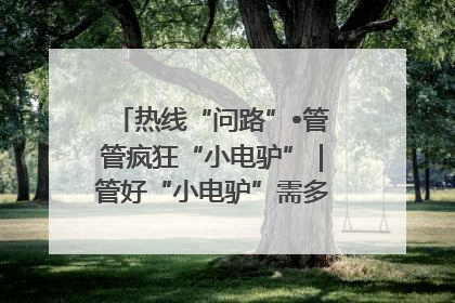 热线“问路”•管管疯狂“小电驴”｜管好“小电驴”需多部门形成合力