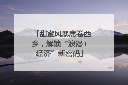 甜蜜风暴席卷西乡，解锁“浪漫+经济”新密码