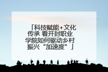 科技赋能+文化传承 看开封职业学院如何驱动乡村振兴“加速度”