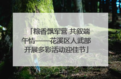 粽香飘军营 共叙端午情——花溪区人武部开展多彩活动迎佳节