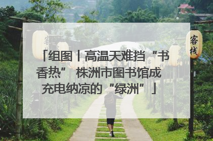 组图丨高温天难挡“书香热” 株洲市图书馆成充电纳凉的“绿洲”