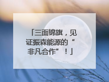 三面锦旗，见证振森能源的“非凡合作”！