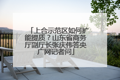 上合示范区如何扩能提质？山东省商务厅副厅长张庆伟答央广网记者问