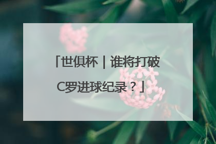 世俱杯｜谁将打破C罗进球纪录？