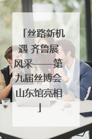 丝路新机遇 齐鲁展风采——第九届丝博会山东馆亮相