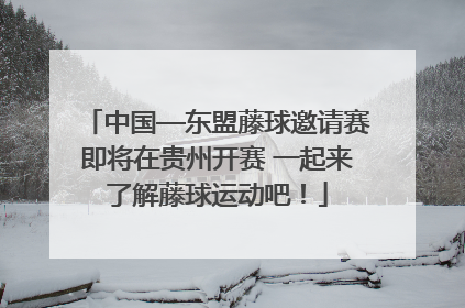 中国—东盟藤球邀请赛即将在贵州开赛 一起来了解藤球运动吧！