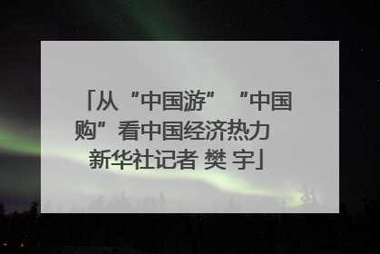从“中国游”“中国购”看中国经济热力 新华社记者 樊 宇