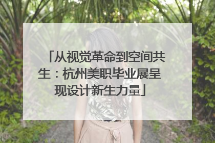从视觉革命到空间共生：杭州美职毕业展呈现设计新生力量