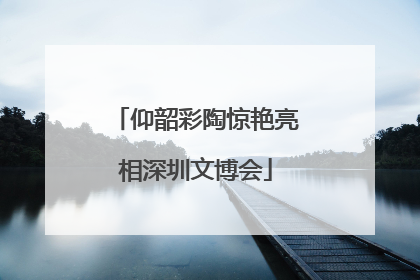 仰韶彩陶惊艳亮相深圳文博会
