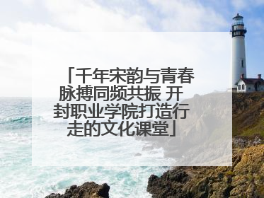 千年宋韵与青春脉搏同频共振 开封职业学院打造行走的文化课堂