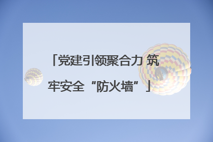 党建引领聚合力 筑牢安全“防火墙”