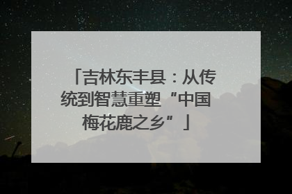 吉林东丰县：从传统到智慧重塑“中国梅花鹿之乡”