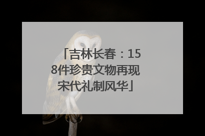 吉林长春：158件珍贵文物再现宋代礼制风华