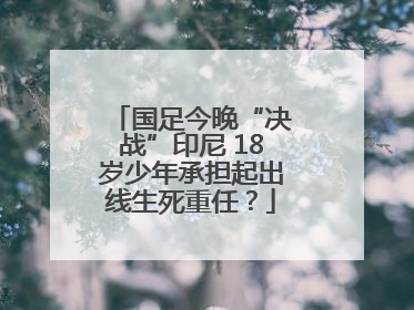 国足今晚“决战”印尼 18岁少年承担起出线生死重任？