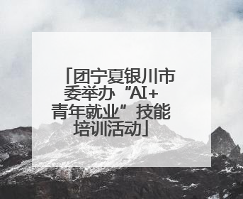 团宁夏银川市委举办“AI+青年就业”技能培训活动