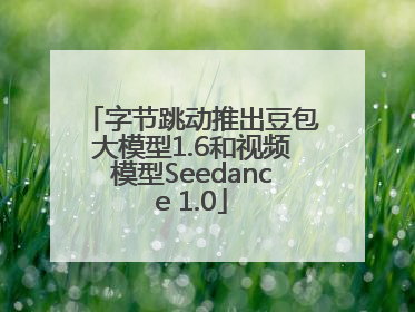 字节跳动推出豆包大模型1.6和视频模型Seedance 1.0
