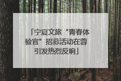 宁夏文旅“青春体验官”招募活动在蓉引发热烈反响