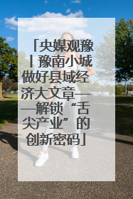 央媒观豫丨豫南小城做好县域经济大文章——解锁“舌尖产业”的创新密码