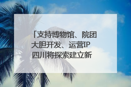 支持博物馆、院团大胆开发、运营IP 四川将探索建立新的收入分配激励机制｜新闻发布最前线