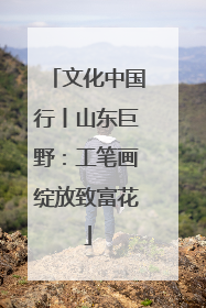文化中国行丨山东巨野：工笔画绽放致富花