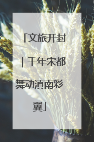文旅开封｜千年宋都舞动滇南彩翼