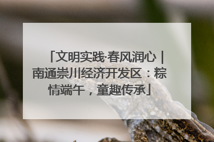 文明实践·春风润心｜南通崇川经济开发区：粽情端午，童趣传承