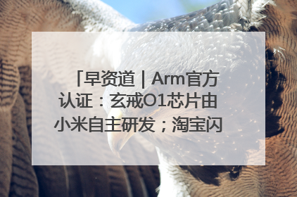 早资道｜Arm官方认证：玄戒O1芯片由小米自主研发；淘宝闪购联合饿了么日订单超4000万