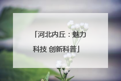 河北内丘：魅力科技 创新科普