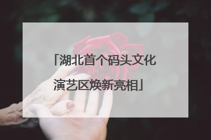 湖北首个码头文化演艺区焕新亮相
