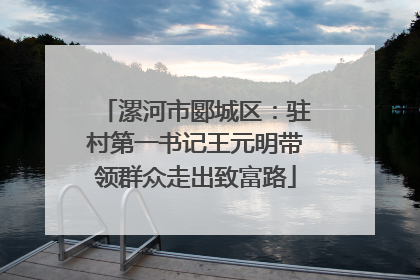漯河市郾城区：驻村第一书记王元明带领群众走出致富路