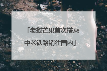 老挝芒果首次搭乘中老铁路销往国内