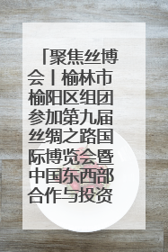 聚焦丝博会丨榆林市榆阳区组团参加第九届丝绸之路国际博览会暨中国东西部合作与投资贸易洽谈会