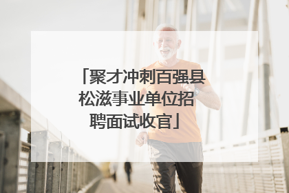 聚才冲刺百强县 松滋事业单位招聘面试收官