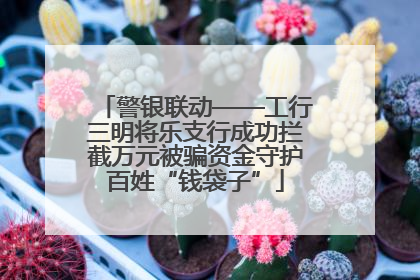 警银联动——工行三明将乐支行成功拦截万元被骗资金守护百姓“钱袋子”