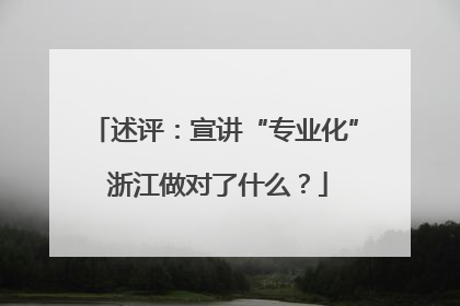 述评：宣讲“专业化” 浙江做对了什么？