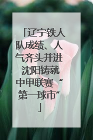 辽宁铁人队成绩、人气齐头并进 沈阳铸就中甲联赛“第一球市”