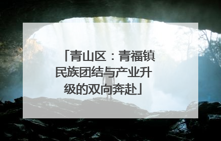 青山区：青福镇民族团结与产业升级的双向奔赴