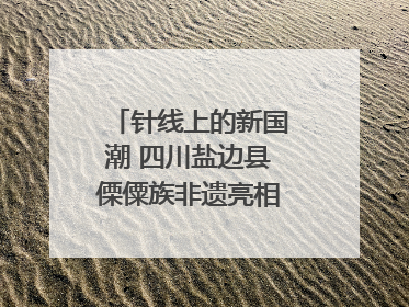 针线上的新国潮 四川盐边县傈僳族非遗亮相西博会｜图集