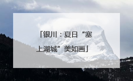 银川：夏日“塞上湖城”美如画