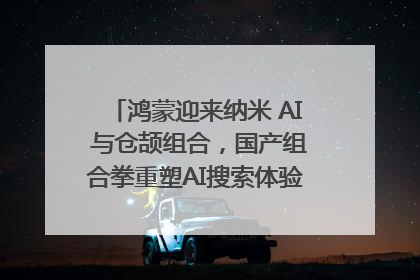 鸿蒙迎来纳米 AI 与仓颉组合，国产组合拳重塑AI搜索体验｜新经济观察
