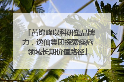黄锦峰以科研塑品牌力，逸仙集团探索痤疮领域长期价值路径
