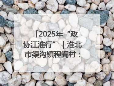 2025年“政协江淮行”｜淮北市渠沟镇程阁村：“生态痛点”变“生态景观”