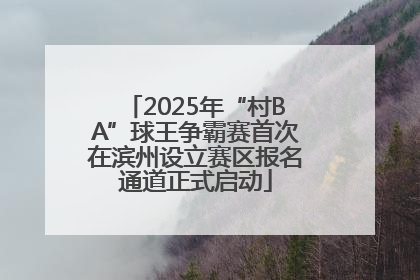 2025年“村BA”球王争霸赛首次在滨州设立赛区报名通道正式启动