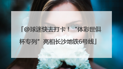 @球迷快去打卡！“体彩世俱杯专列”亮相长沙地铁6号线