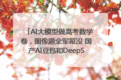 AI大模型做高考数学卷，图像题全军覆没 国产AI豆包和DeepSeek均得分144