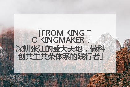 FROM KING TO KINGMAKER：深耕张江的盛大天地，做科创共生共荣体系的践行者