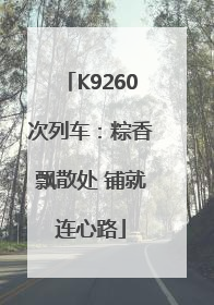 K9260次列车：粽香飘散处 铺就连心路